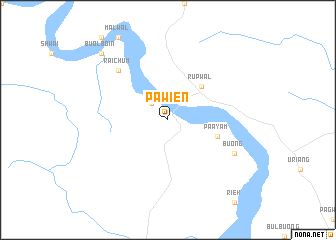 map of Pawien