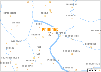 map of Pawkado