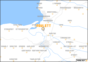 map of Pawlett