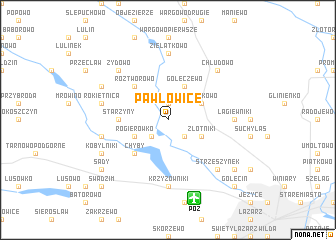 map of Pawłowice