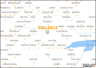 map of Pawłowice