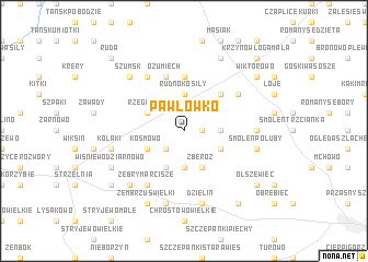 map of Pawłówko