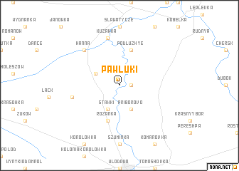 map of Pawluki