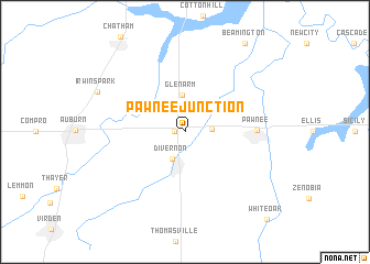 map of Pawnee Junction