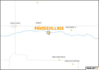 map of Pawnee Village
