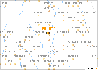 map of Pawota