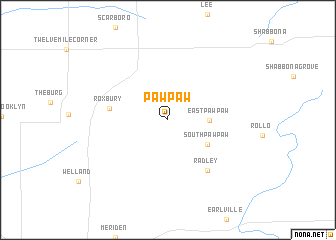map of Paw Paw