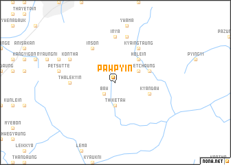 map of Pawpyin