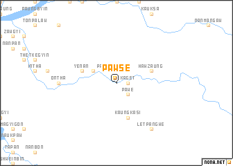 map of Pawse