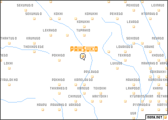 map of Pawsuko