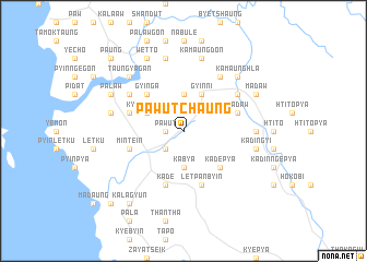 map of Pawutchaung