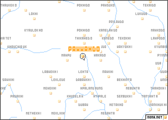 map of Pawwahdo