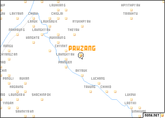 map of Pawzang