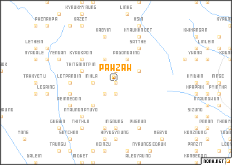 map of Pawzaw