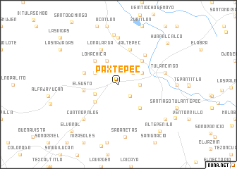 map of Paxtepec