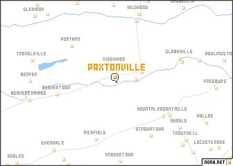 map of Paxtonville