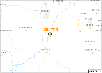 map of Paxton