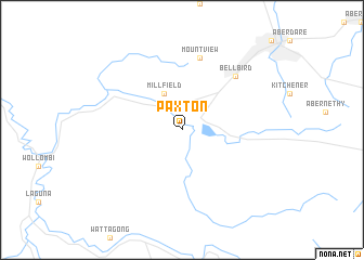 map of Paxton