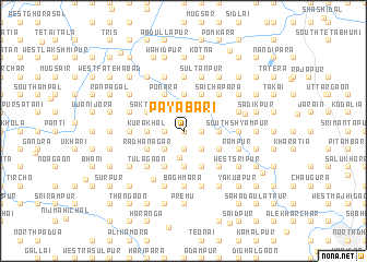 map of Pāyābāri