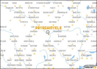 map of Payāgwin-yele