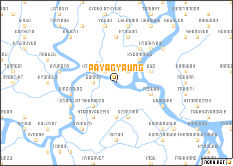 map of Payāgyaung