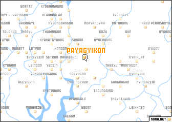 map of Payāgyikôn