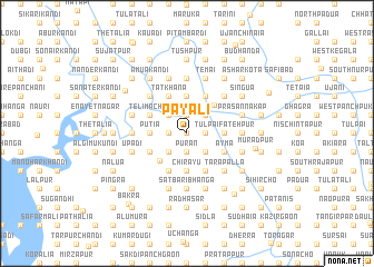 map of Payāli