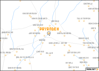 map of Pāyandeh