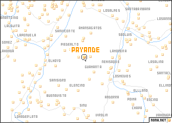 map of Payandé