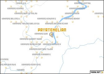 map of Paya Temelian