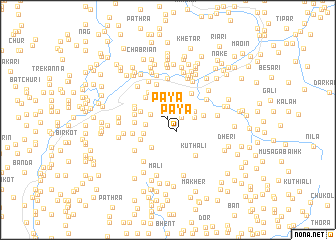 map of Pāya