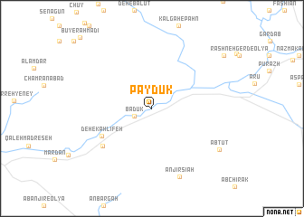 map of Pāydūk