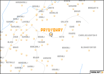 map of Paydyoway