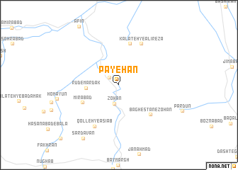 map of Pāyehān