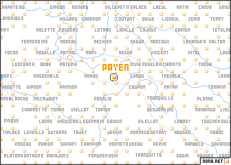 map of Payen