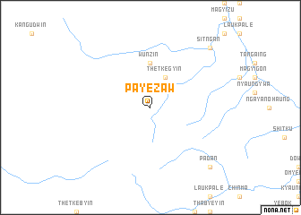 map of Payèzaw