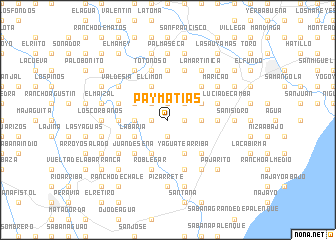 map of Pay Matías