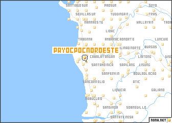 map of Payocpoc Noroeste