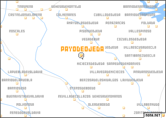 map of Payo de Ojeda