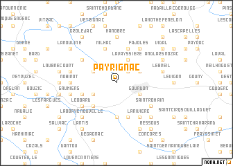 map of Payrignac