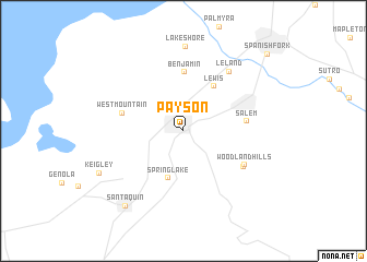 map of Payson