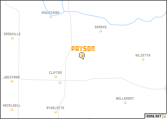 map of Payson