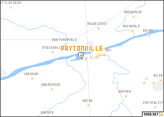 map of Paytonville