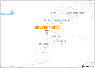 map of Paytovskaya