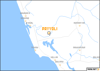 map of Payyoli