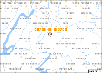 map of Pāzākhāli Hāzra