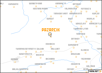 map of Pazarcık