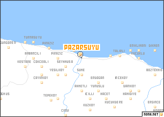 map of Pazarsuyu