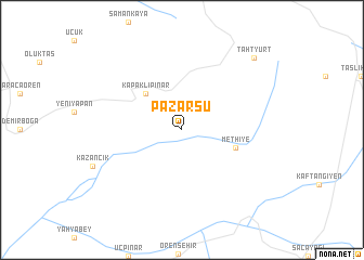 map of Pazarsu