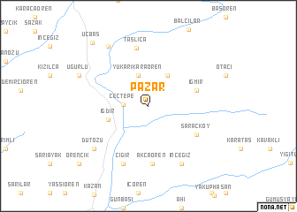 map of Pazar